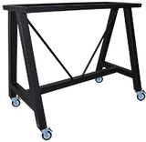 A Frame Bar Base With Castors 1025mmH Black