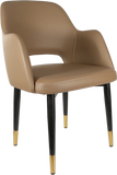 Sorbet Chair with Black Metal 450h Legs