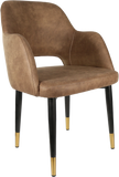 Sorbet Chair with Black Metal 450h Legs