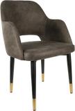 Sorbet Chair with Black Metal 450h Legs