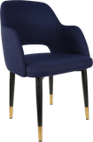 Sorbet Chair with Black Metal 450h Legs