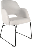 Sorbet Chair with Black Sled Base