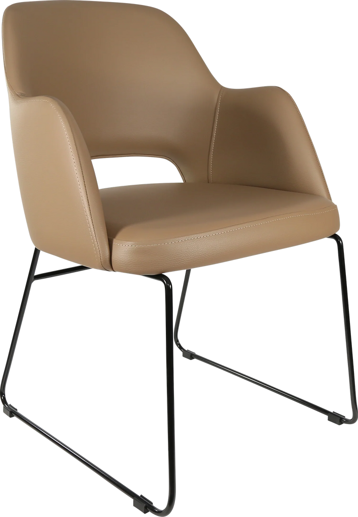 Sorbet Chair with Black Sled Base