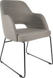 Sorbet Chair with Black Sled Base