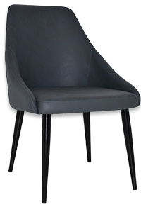 Stockholm Chair Black Metal Leg - Richmond Office Furniture