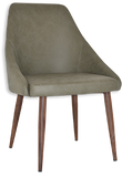 Stockholm Chair Light Walnut Metal Leg - Richmond Office Furniture