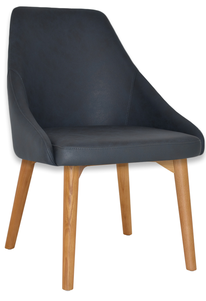 Stockholm Chair Light Oak Timber Leg - Richmond Office Furniture