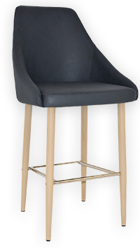 Stockholm Stool 75cm Birch Metal Leg - Richmond Office Furniture