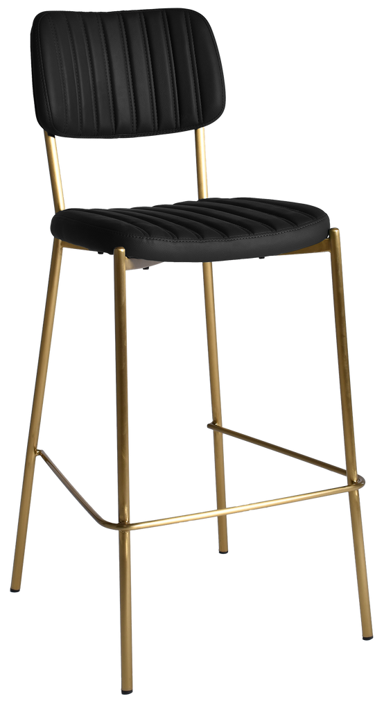 Kansas Stool - Brass Frame