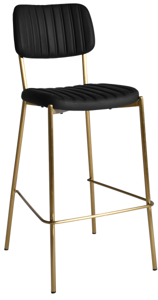 Kansas Stool - Brass Frame