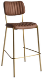 Kansas Stool - Brass Frame