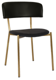 Lugano Chair Black Vinyl