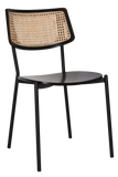 Texas Rattan Chair Black Frame Black Finish - All Options