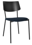 Texas Chair Black Frame Black Finish - All Options