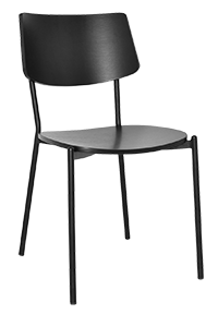 Texas Chair Black Frame Black Finish - All Options