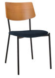 Texas Chair Black Frame Light Oak Finish - All Options