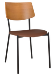 Texas Chair Black Frame Light Oak Finish - All Options