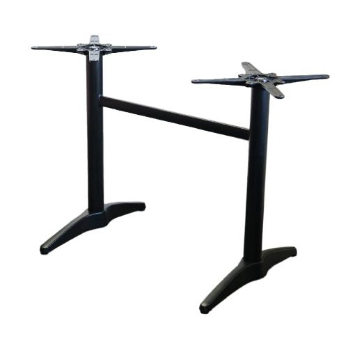 Astoria Twin Black Table Base - Richmond Office Furniture