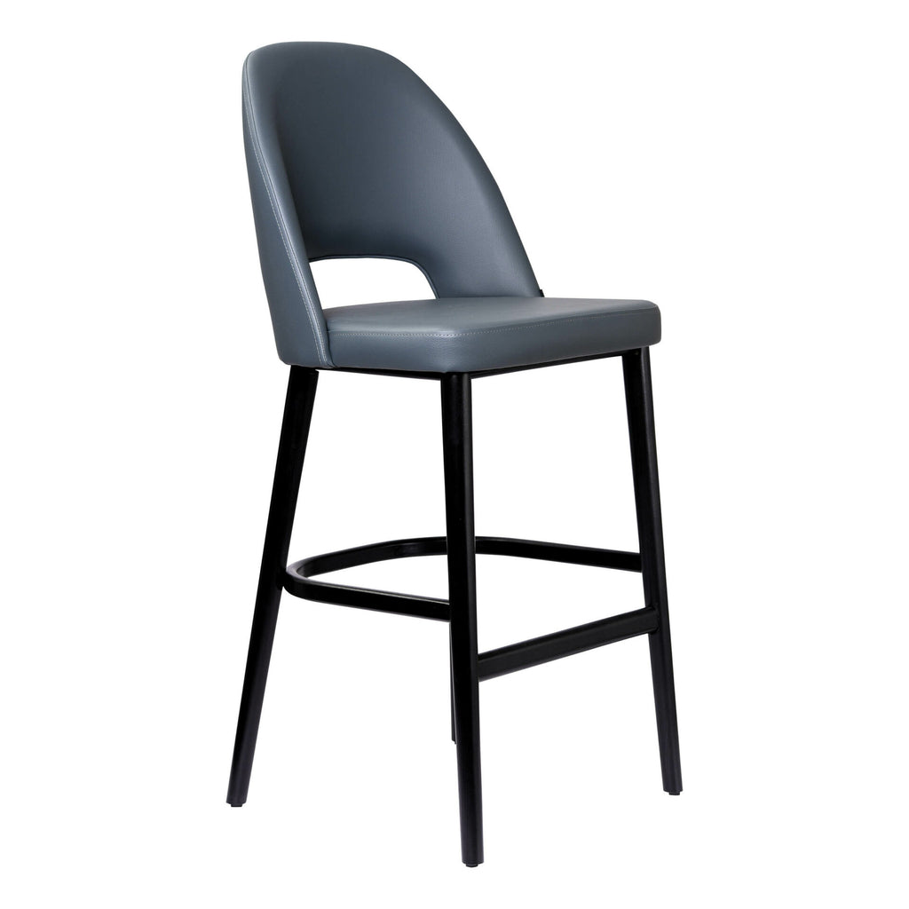 Semifreddo Stool Black Legs - Richmond Office Furniture