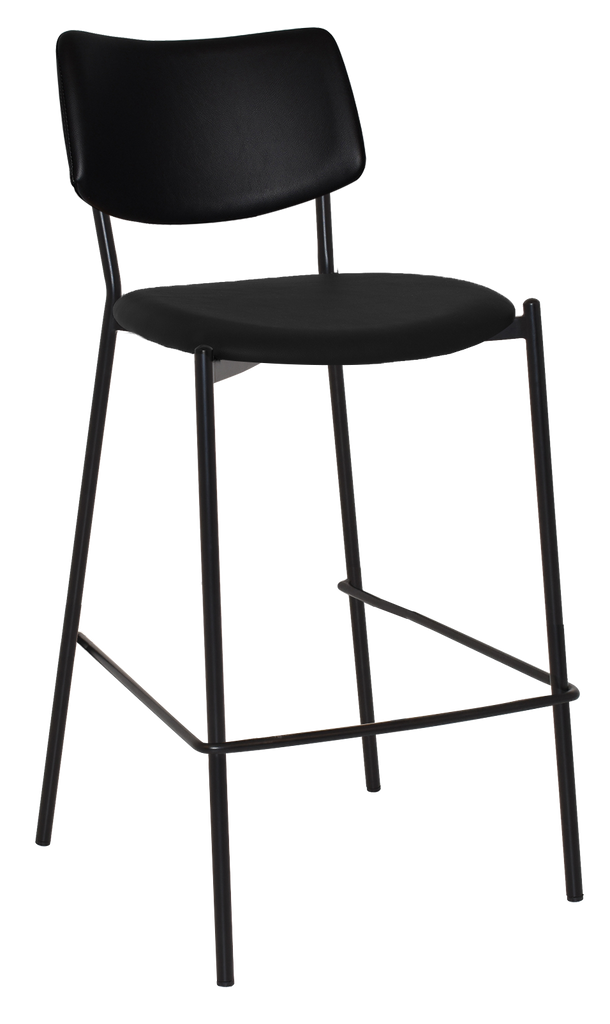 Texas Stool Black Vinyl - Richmond Office Furniture